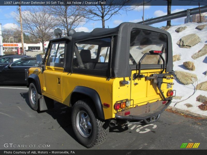  1997 Defender 90 Soft Top AA Yellow