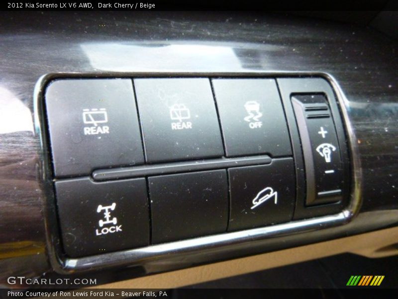 Dark Cherry / Beige 2012 Kia Sorento LX V6 AWD