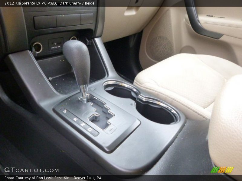 Dark Cherry / Beige 2012 Kia Sorento LX V6 AWD