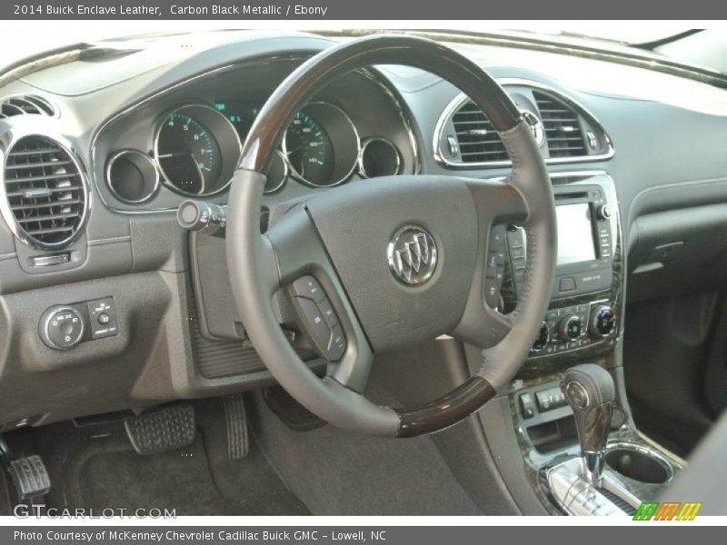 Carbon Black Metallic / Ebony 2014 Buick Enclave Leather