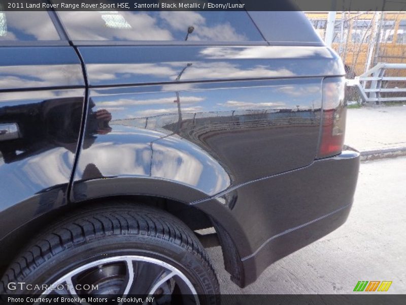 Santorini Black Metallic / Ebony/Lunar 2011 Land Rover Range Rover Sport HSE