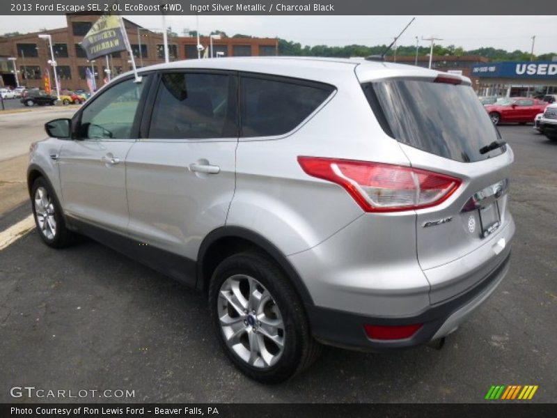 Ingot Silver Metallic / Charcoal Black 2013 Ford Escape SEL 2.0L EcoBoost 4WD