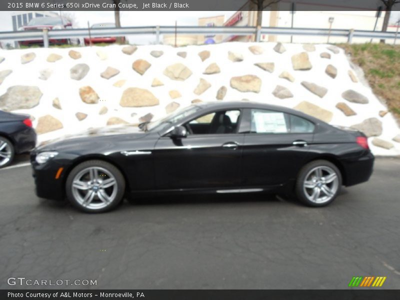 Jet Black / Black 2015 BMW 6 Series 650i xDrive Gran Coupe