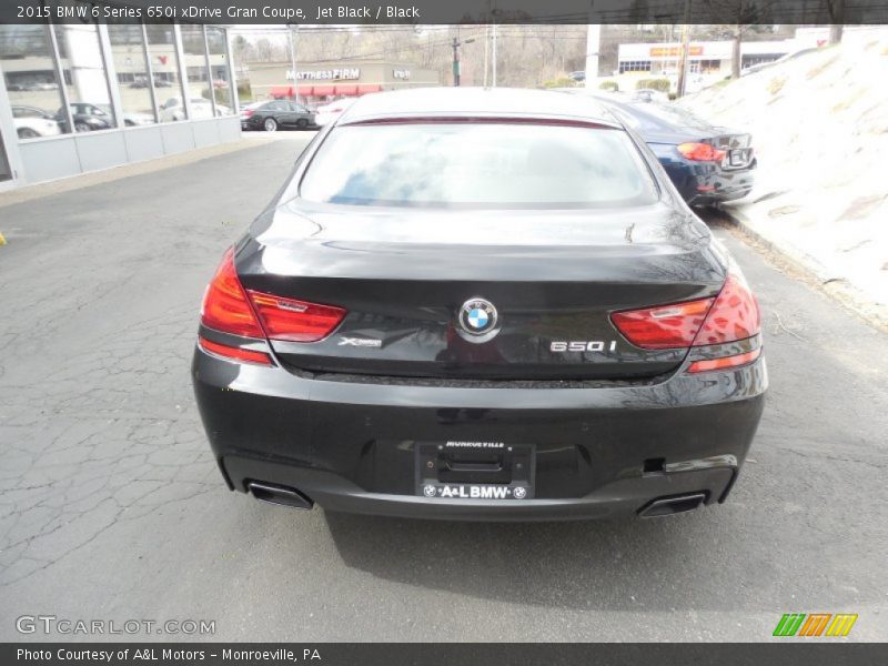 Jet Black / Black 2015 BMW 6 Series 650i xDrive Gran Coupe