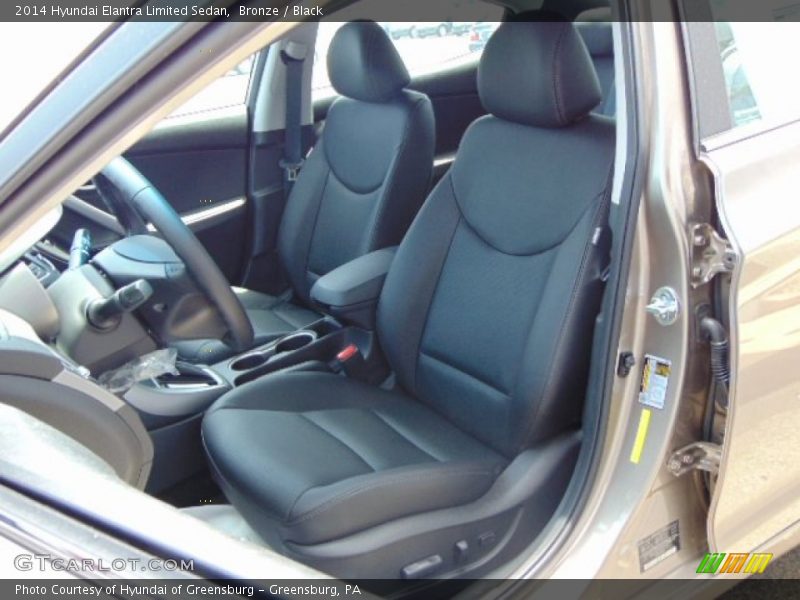 Bronze / Black 2014 Hyundai Elantra Limited Sedan