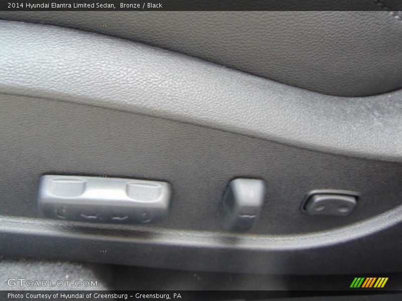 Bronze / Black 2014 Hyundai Elantra Limited Sedan