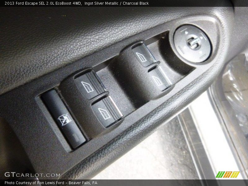 Ingot Silver Metallic / Charcoal Black 2013 Ford Escape SEL 2.0L EcoBoost 4WD