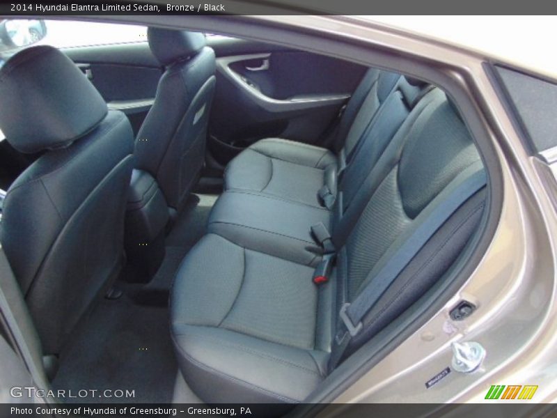 Bronze / Black 2014 Hyundai Elantra Limited Sedan