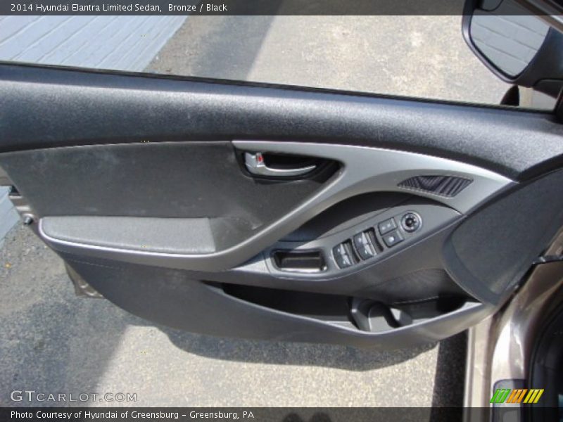 Bronze / Black 2014 Hyundai Elantra Limited Sedan