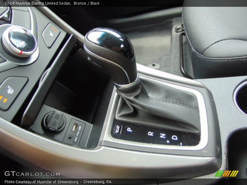 Bronze / Black 2014 Hyundai Elantra Limited Sedan
