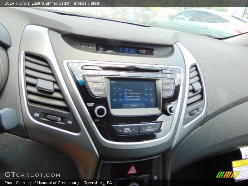 Bronze / Black 2014 Hyundai Elantra Limited Sedan