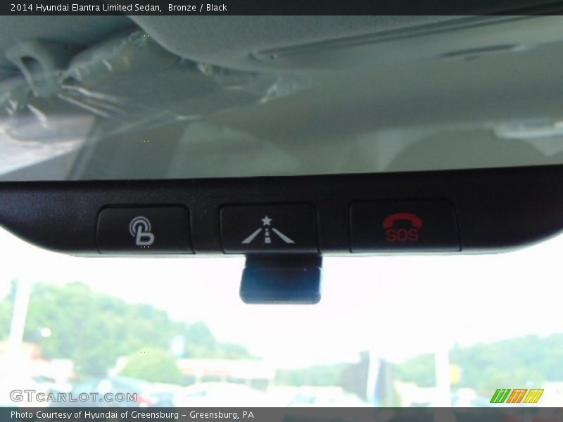 Bronze / Black 2014 Hyundai Elantra Limited Sedan