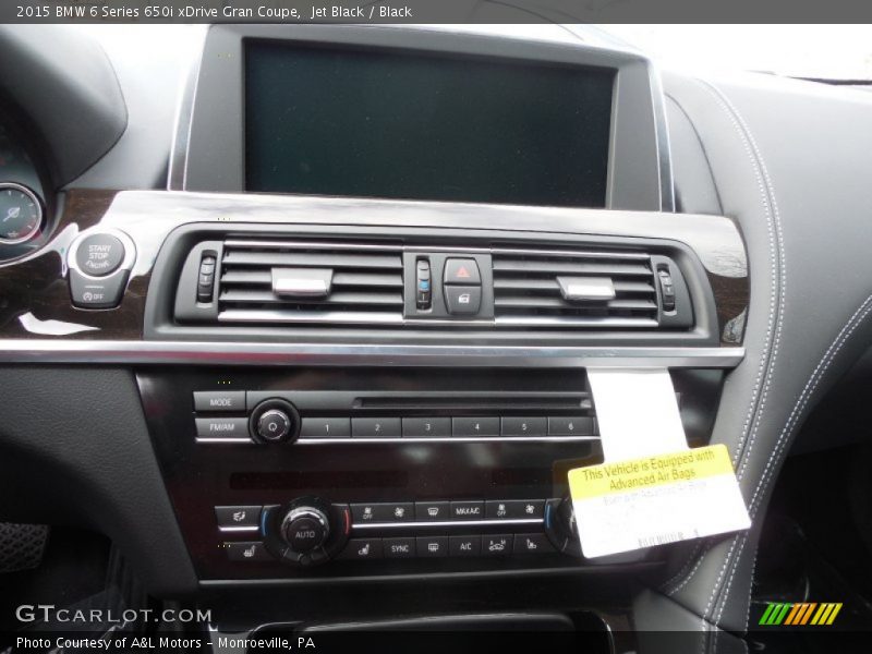 Jet Black / Black 2015 BMW 6 Series 650i xDrive Gran Coupe