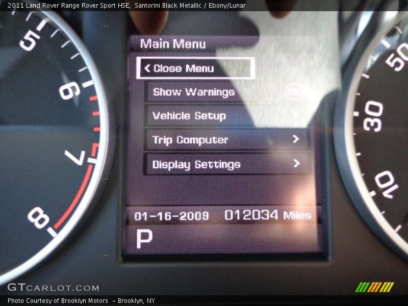 Santorini Black Metallic / Ebony/Lunar 2011 Land Rover Range Rover Sport HSE