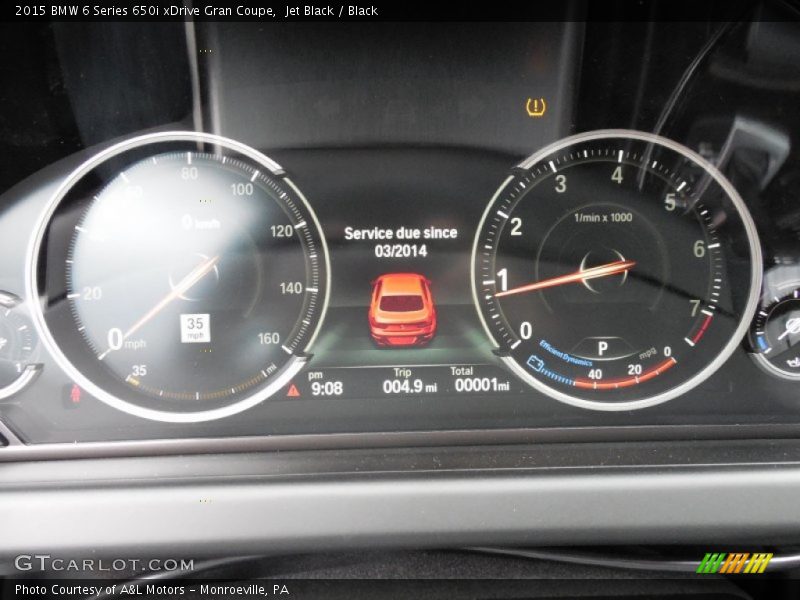 Jet Black / Black 2015 BMW 6 Series 650i xDrive Gran Coupe
