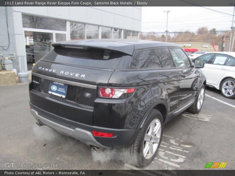 Santorini Black Metallic / Ebony 2013 Land Rover Range Rover Evoque Pure Coupe