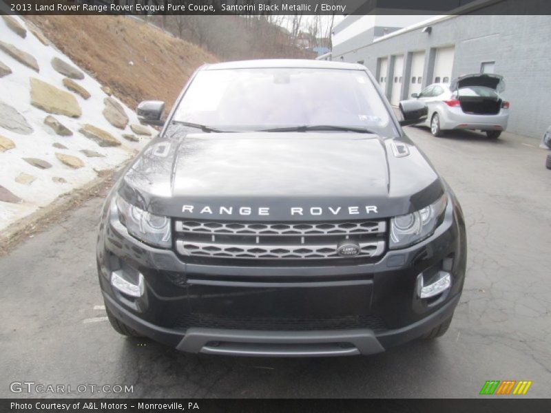 Santorini Black Metallic / Ebony 2013 Land Rover Range Rover Evoque Pure Coupe