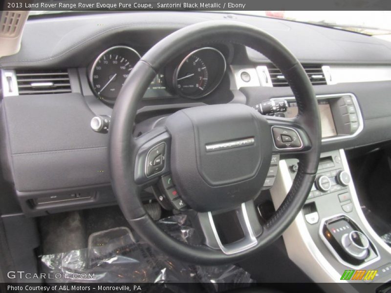 Santorini Black Metallic / Ebony 2013 Land Rover Range Rover Evoque Pure Coupe