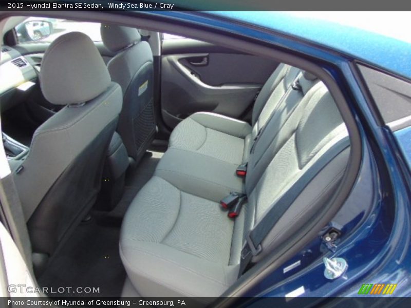 Windy Sea Blue / Gray 2015 Hyundai Elantra SE Sedan