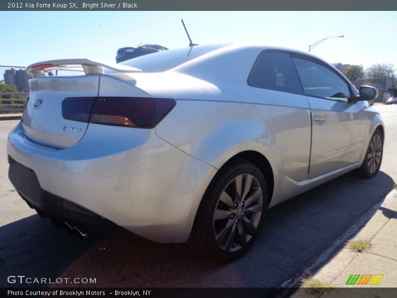 Bright Silver / Black 2012 Kia Forte Koup SX