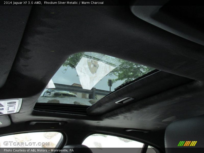 Rhodium Silver Metallic / Warm Charcoal 2014 Jaguar XF 3.0 AWD