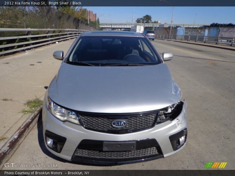 Bright Silver / Black 2012 Kia Forte Koup SX
