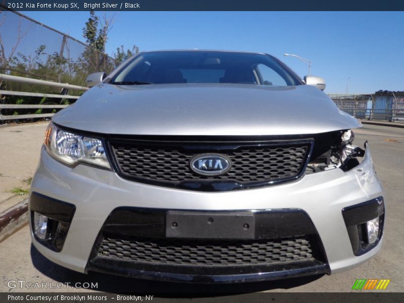 Bright Silver / Black 2012 Kia Forte Koup SX