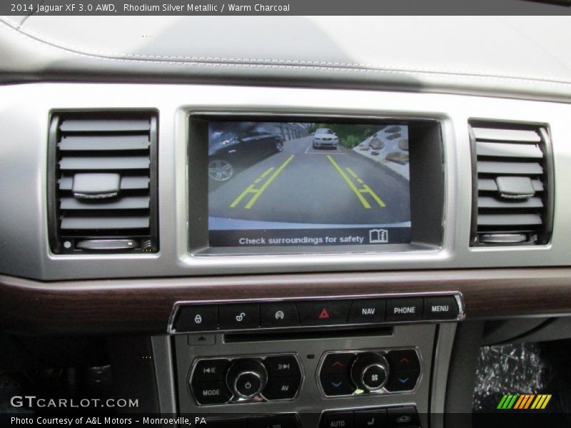 Rhodium Silver Metallic / Warm Charcoal 2014 Jaguar XF 3.0 AWD