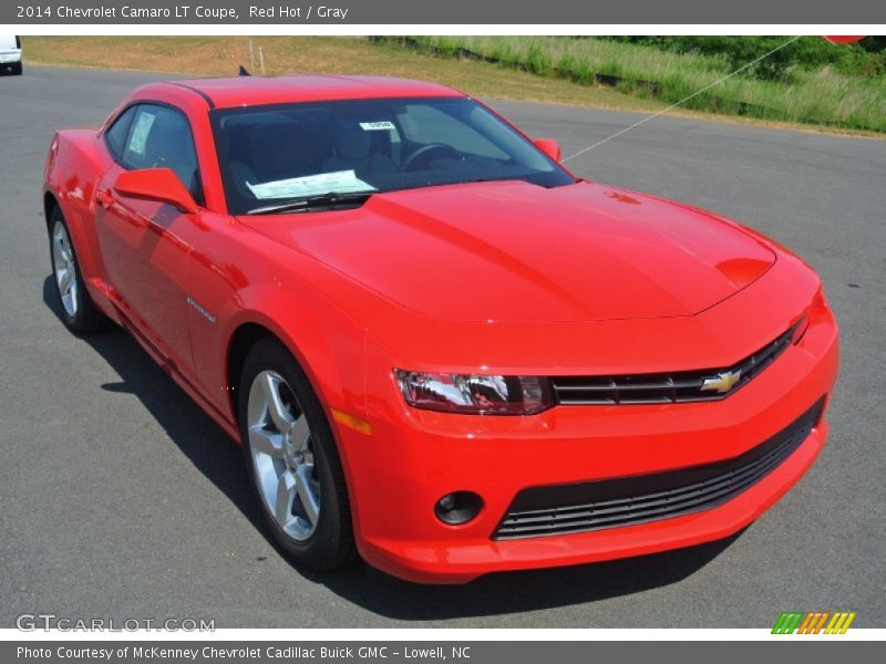 Red Hot / Gray 2014 Chevrolet Camaro LT Coupe