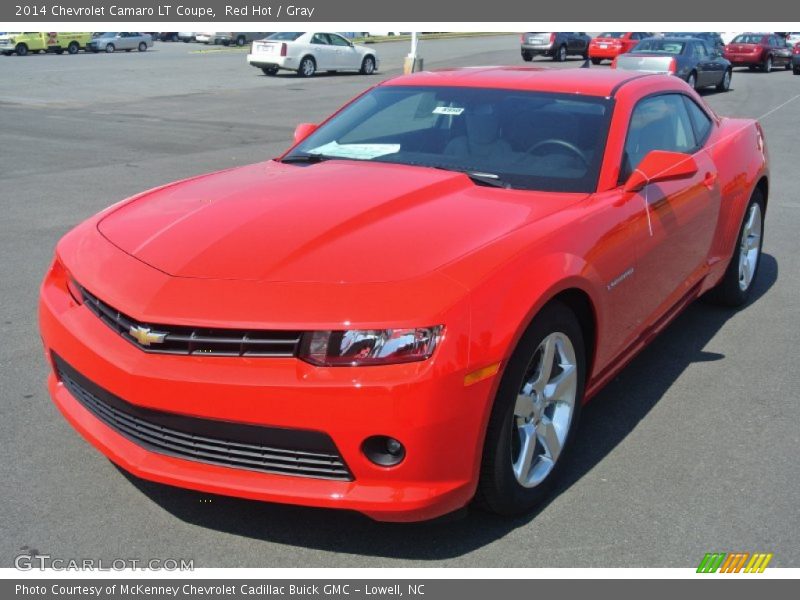 Red Hot / Gray 2014 Chevrolet Camaro LT Coupe