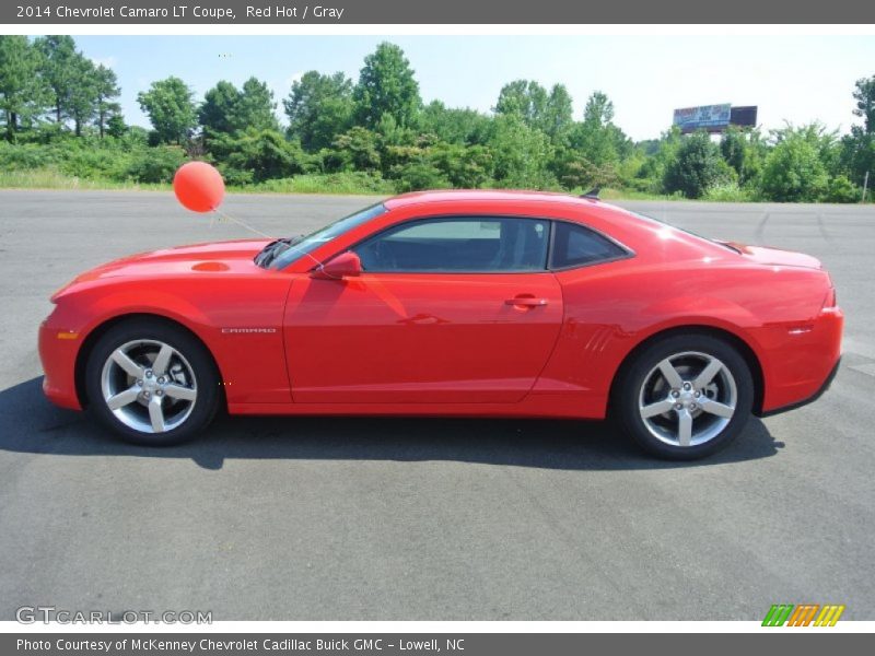 Red Hot / Gray 2014 Chevrolet Camaro LT Coupe