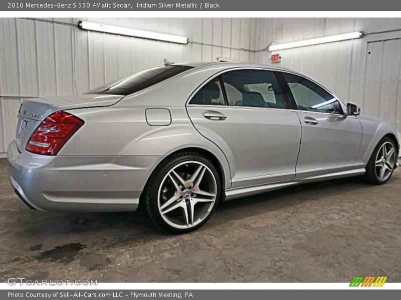 Iridium Silver Metallic / Black 2010 Mercedes-Benz S 550 4Matic Sedan