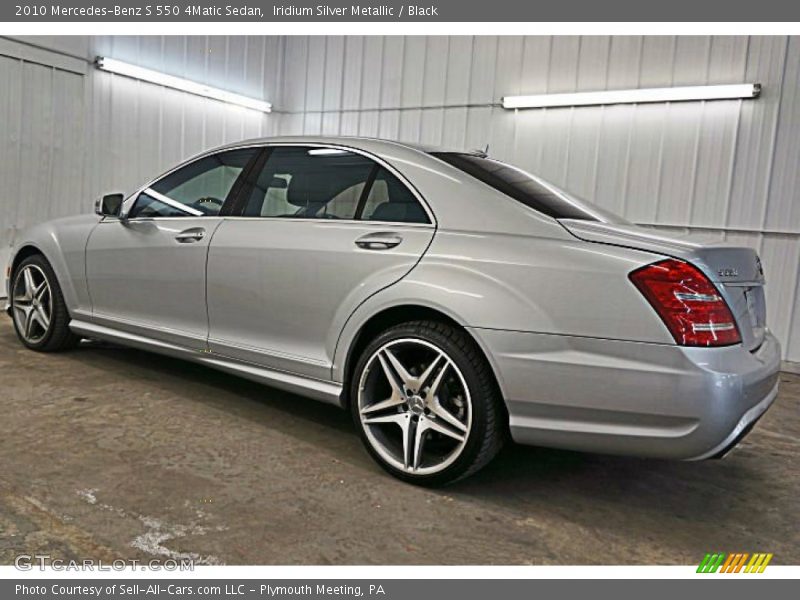 Iridium Silver Metallic / Black 2010 Mercedes-Benz S 550 4Matic Sedan