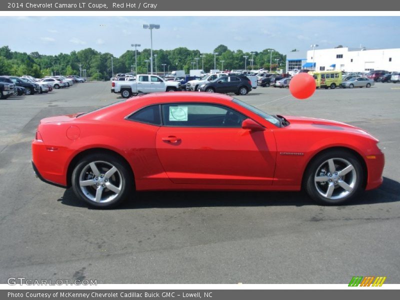 Red Hot / Gray 2014 Chevrolet Camaro LT Coupe