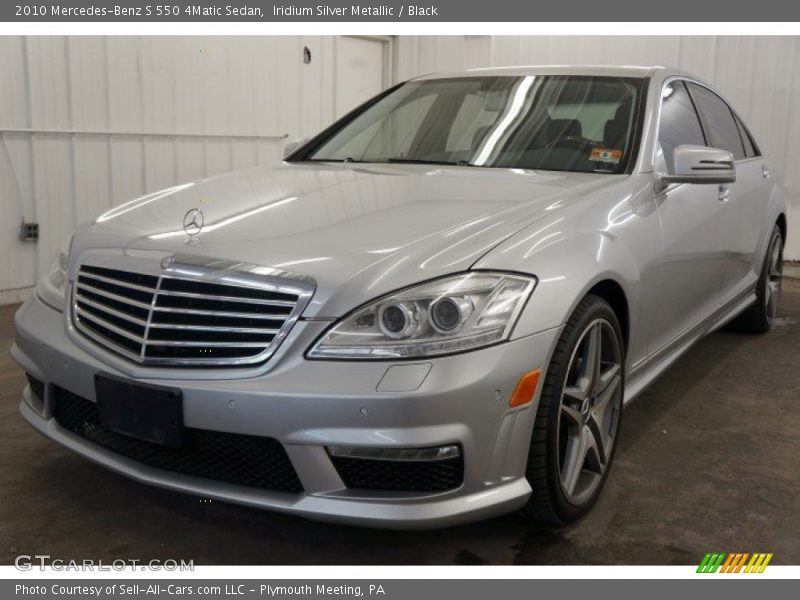 Iridium Silver Metallic / Black 2010 Mercedes-Benz S 550 4Matic Sedan