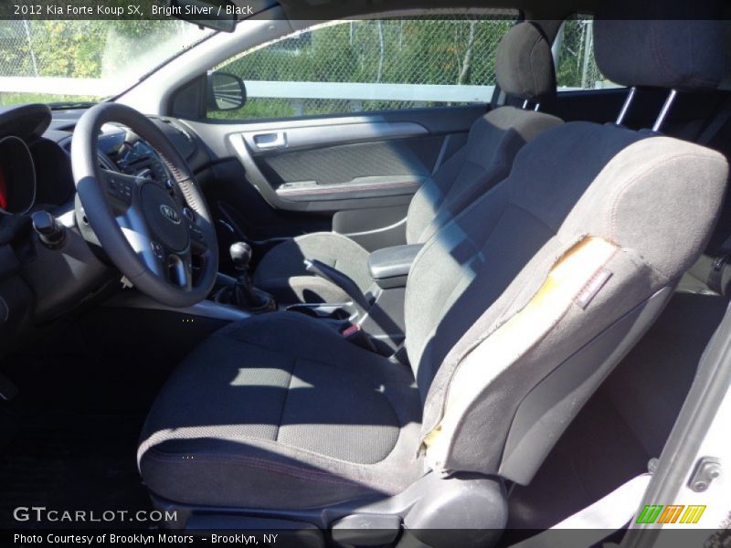 Bright Silver / Black 2012 Kia Forte Koup SX