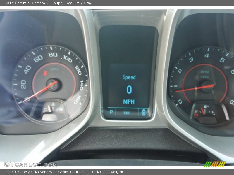 Red Hot / Gray 2014 Chevrolet Camaro LT Coupe