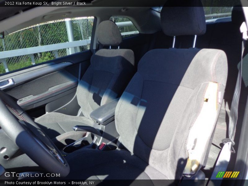 Bright Silver / Black 2012 Kia Forte Koup SX