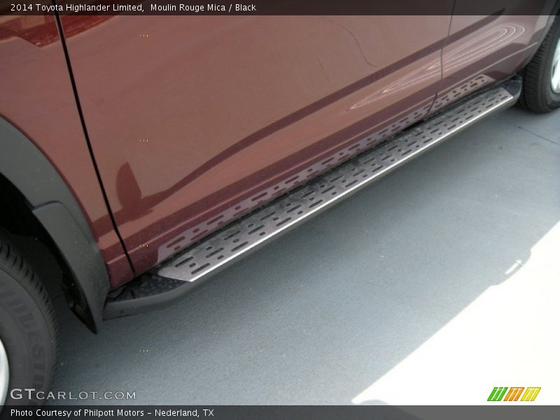 Moulin Rouge Mica / Black 2014 Toyota Highlander Limited