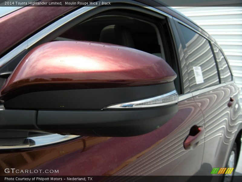 Moulin Rouge Mica / Black 2014 Toyota Highlander Limited