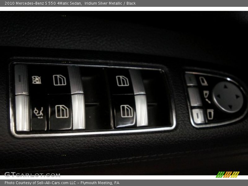 Iridium Silver Metallic / Black 2010 Mercedes-Benz S 550 4Matic Sedan
