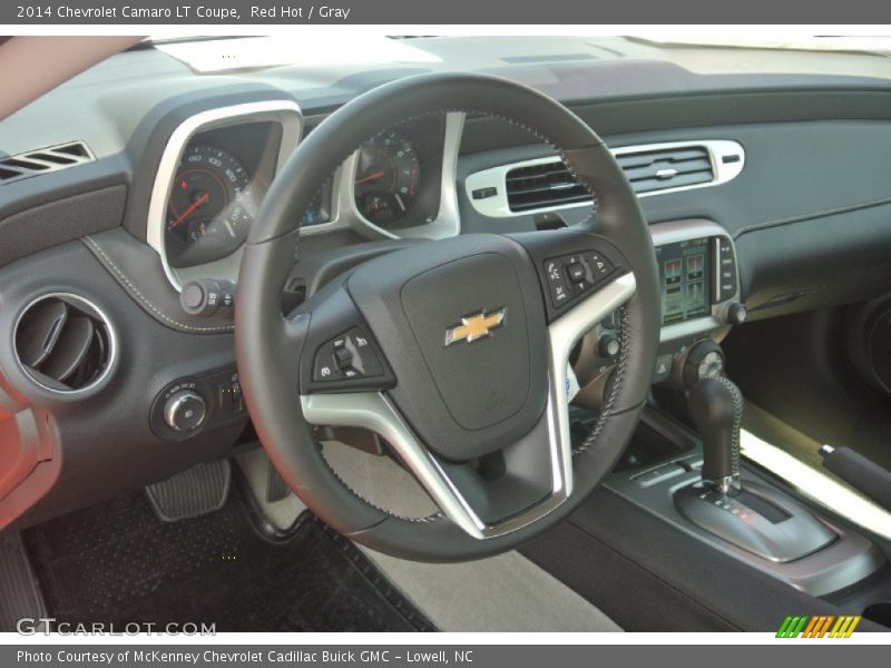 Red Hot / Gray 2014 Chevrolet Camaro LT Coupe