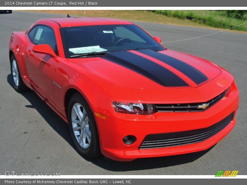 Red Hot / Black 2014 Chevrolet Camaro LT Coupe