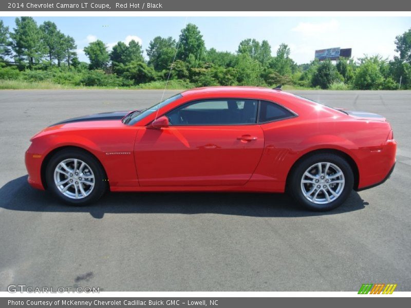 Red Hot / Black 2014 Chevrolet Camaro LT Coupe