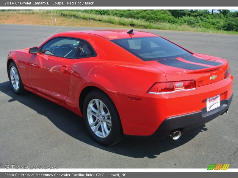 Red Hot / Black 2014 Chevrolet Camaro LT Coupe