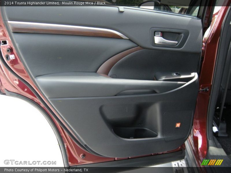Moulin Rouge Mica / Black 2014 Toyota Highlander Limited