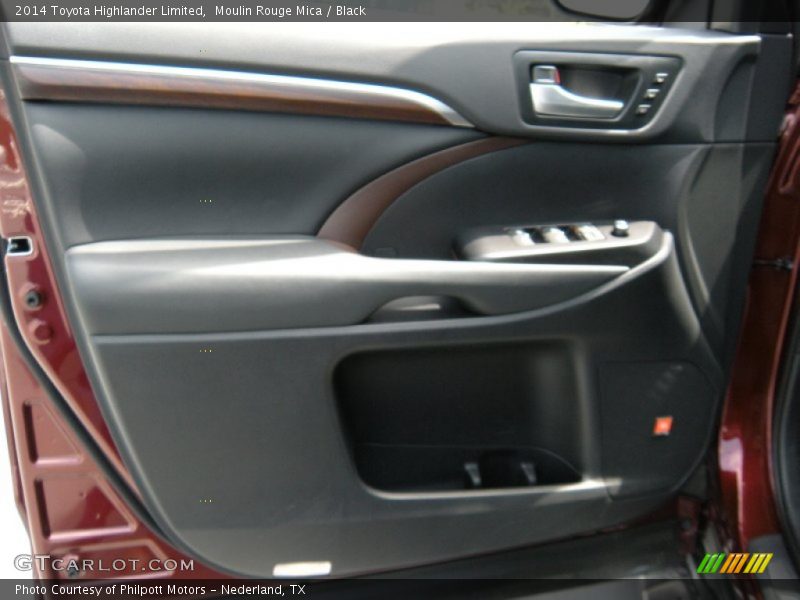 Moulin Rouge Mica / Black 2014 Toyota Highlander Limited