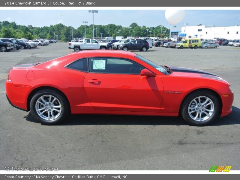 Red Hot / Black 2014 Chevrolet Camaro LT Coupe