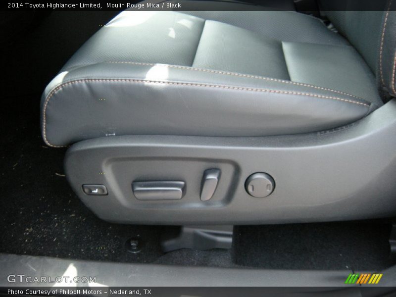 Moulin Rouge Mica / Black 2014 Toyota Highlander Limited