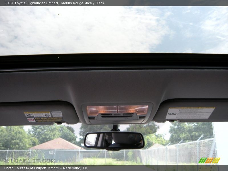 Moulin Rouge Mica / Black 2014 Toyota Highlander Limited